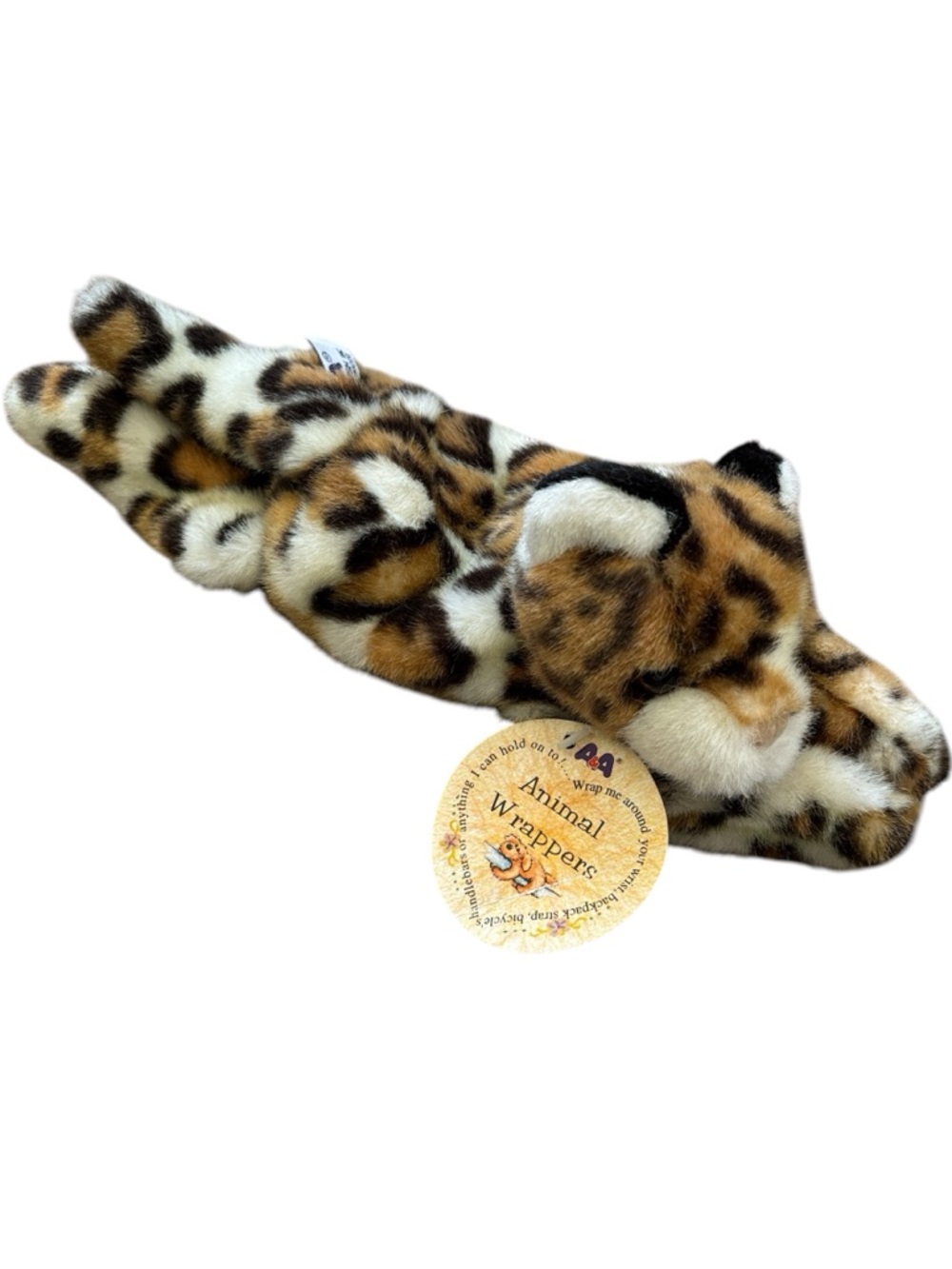 Vintage 1996 A&A Plush Animal Wrappers Tiger Wrap Around Your  Wrist Pet 90s NWT